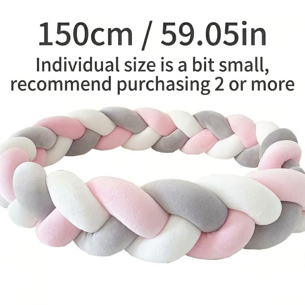 Luxury Hand Braided Throw Pillow, Soft Plush Knotted Floor Cushion, Decorative Bed Head Pillow for Bedroom, Living Room, Sofa, Washable Modern Home Decor Accent