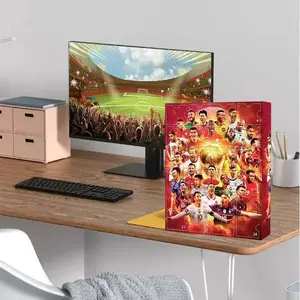 24pcs Funny Football Star & Animal Mascot Blind Advent Calendar – North America Sports Fan Gift Phone & Key Charm Keychains