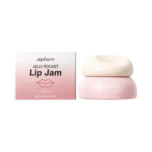 zephoco Brown Jelly Moisturizing Lip Balm - Nourishes and hydrates lips, cares for dry lip lines and keeps lips hydrated