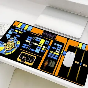 Space Themed Mouse Pad, Non-slip Rubber Base Stitched Edge Mouse Pad, Office Desk Pad, Non-slip Mousepad for Desk, Laptop, Game, Gift for Friends Family, Gaming Mouse Pads