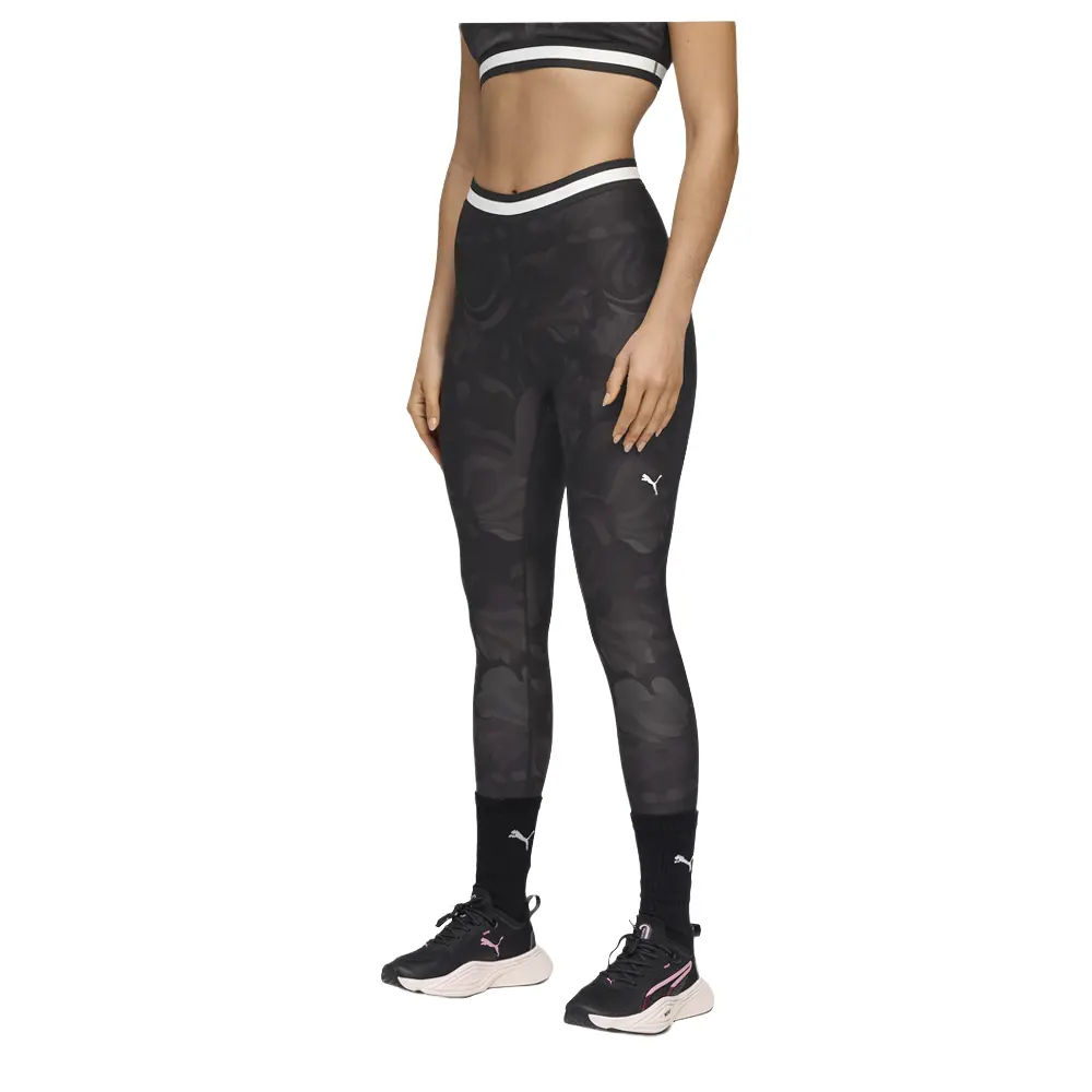 PUMA Womens Strong High Waist Leggings Casual - Black