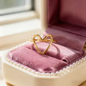 Heart Design Ring! Trendy All-match Exquisite Jewelry Gift for Women & Girls