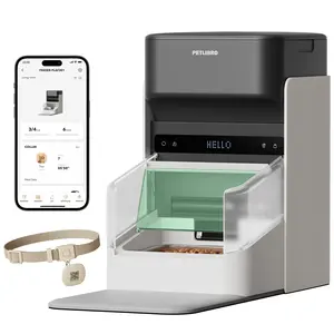 PETLIBRO RFID Automatic Cat Feeder,5G Wi-Fi pet feeder with 3L capacity, app control, and collar tag sensor for 1-10 programmable meals PETLIBRO RFID Automatic Cat Feeder,5G Wi-Fi pet feeder with 3L capacity, app control, and collar tag sensor for 1-10 programmable meals