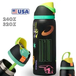 Owala Freesip 24/32oz Kids Glow Limited Special UO Exclusive Cup Gift Bottle NEW