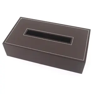 Pre-owned HERMÈS Calfskin Small Leather Goods Hermes Playard PM Serie Stitch Tissue Box