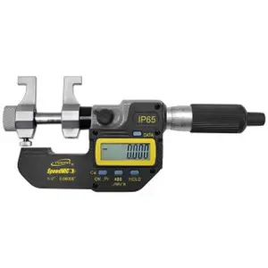 iGaging Quick Action SpeedMic Inside Digital Micrometer, 1-2" Range, 0.00005"/0.001mm, Wireless Charging, Micro USB Data Output Port, IP65 Protective Rating against Dust & Fluid