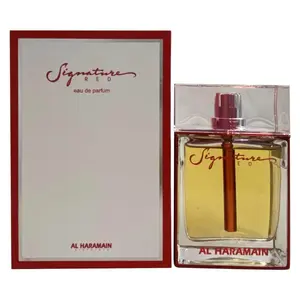 AL HARAMAIN Signature Red Unisex EDP Fragrance - 3.3 oz (3.4 oz Option), Floral Fruity Woody Citrus Scented Fruit-Based, Bergamot Top Notes, New in Box, Citrus Unisex Fragrance