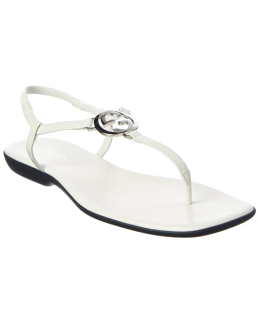 Gucci Interlocking G Patent Sandal