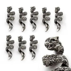 Fenrir Beard Rings (Silver - 8)