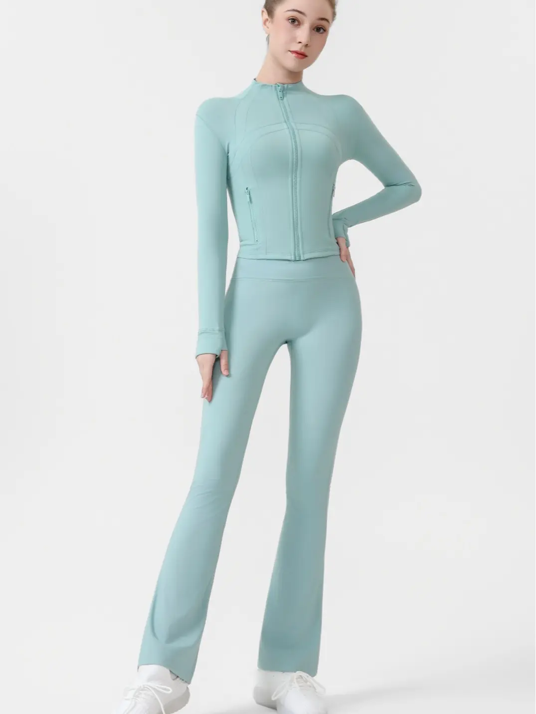 2026 Athleisure Essential | Women's 2-Piece Yoga Set | Cropped