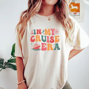 In My Cruise Era Shirt, Funny Vacation Tee, Family Cruise Gift, Cruise Travel T-shirt, Cruise Lover