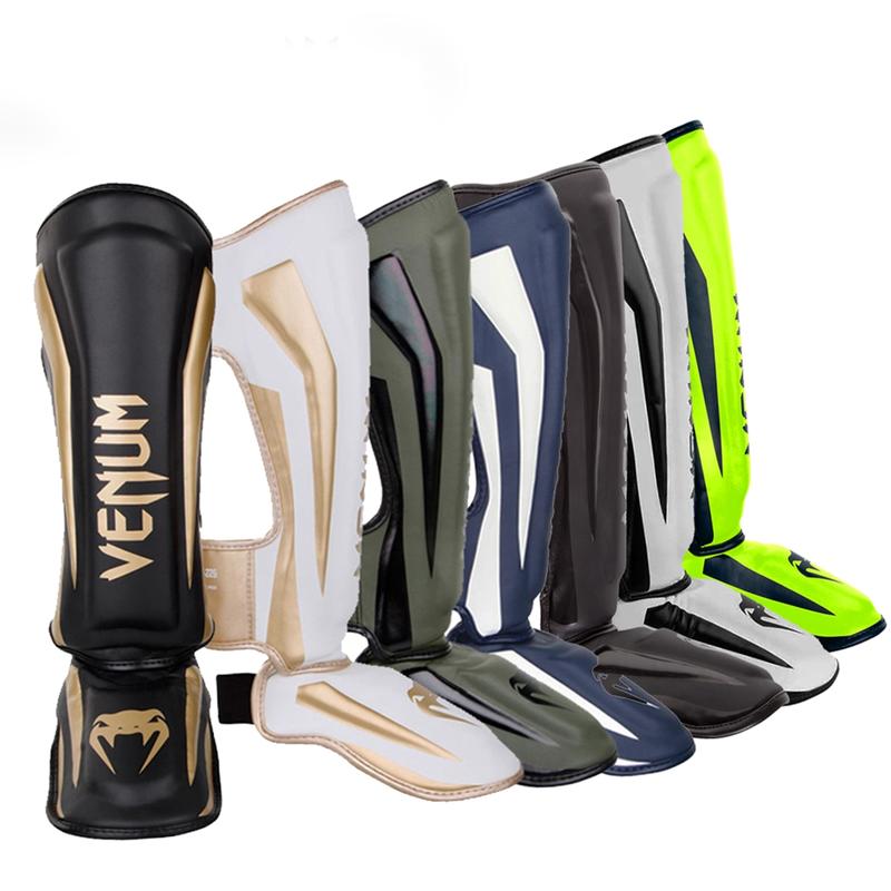 Thick Boxing Leg Guards Full Size XS S M L Xl, Men Women Training Shin Instep Protector, Gym Martial Arts Taekwondo Muay Thai boxing shin guards, Boxing Equipment