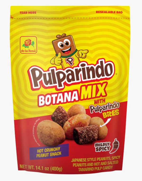 De La Rosa Pulparindo Botana Mix with pulparindo bites