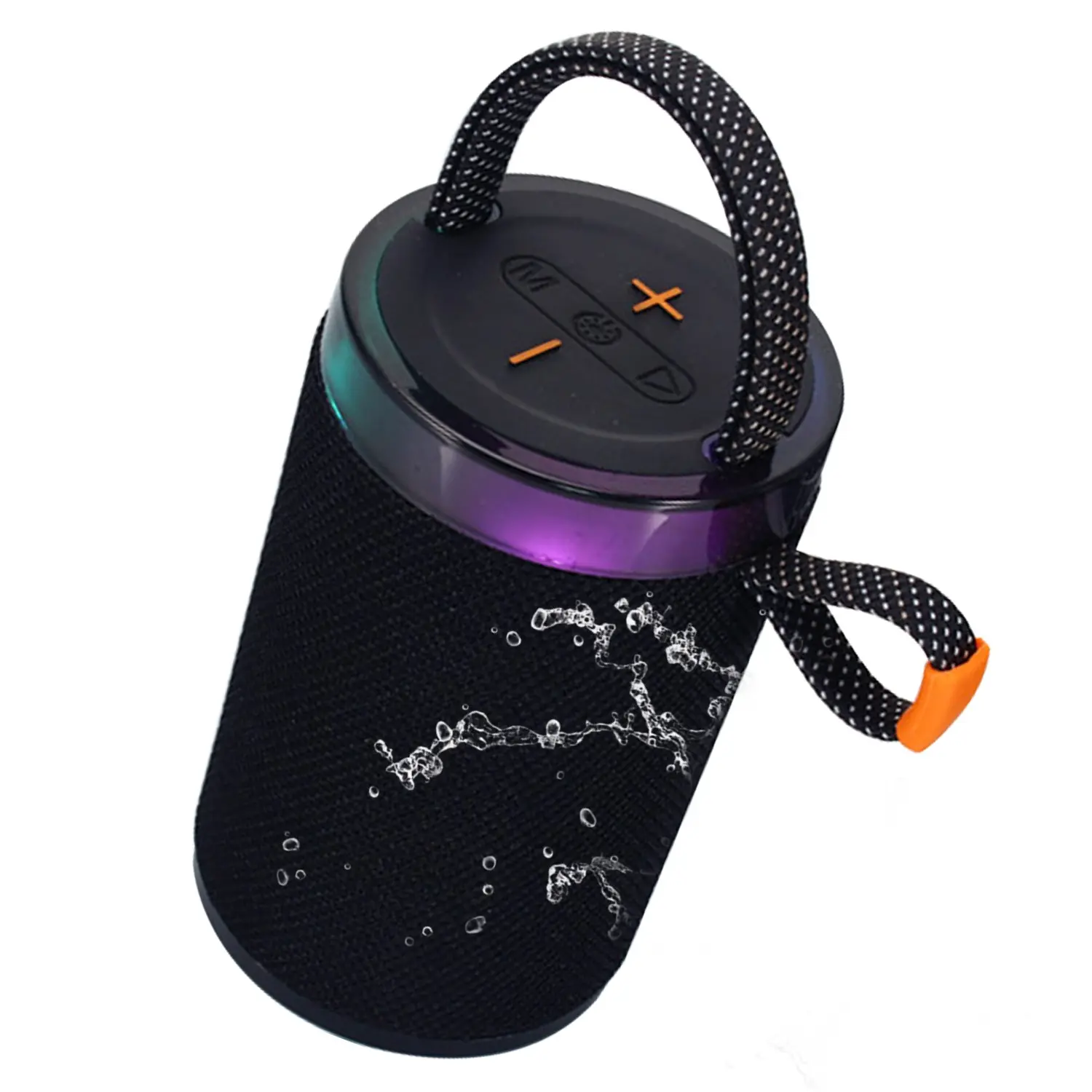 Outdoor-Ready Wireless Speaker Couple Set, Anti-Splash Waterproof Portable Structure, Trendy Black-Red Twin Contrast Color, Upgrade Long-Distance Couple Bonding, Exclusive Matching Electronic Gift for Couples, Outdoor Wireless Speakers