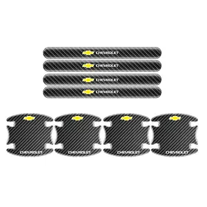 New 4/8pcs Car Door Handle Bowl Sticker Protector, Auto Handle Anti-Collision Strip, Fits Toyota Prius, Camry, Yaris & Chevrolet Models, Easy Installation, No Tools Required