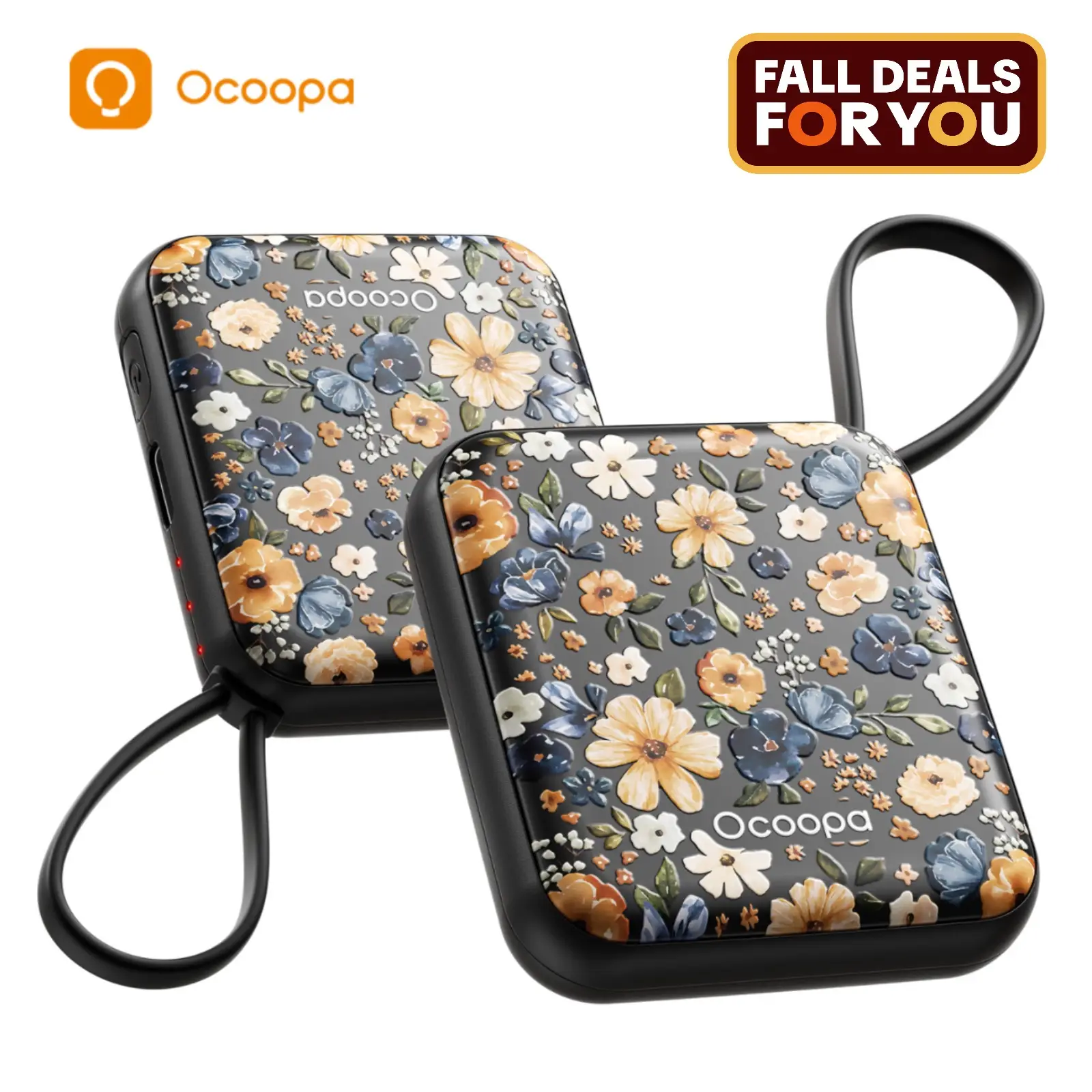 Ocoopa UT5 Nano Rechargeable Hand Warmers 2 Pack Ultra Thin Portable Electric Heated Gloves 3 Settings UL Certified Christmas Gift for Women TikTokSho