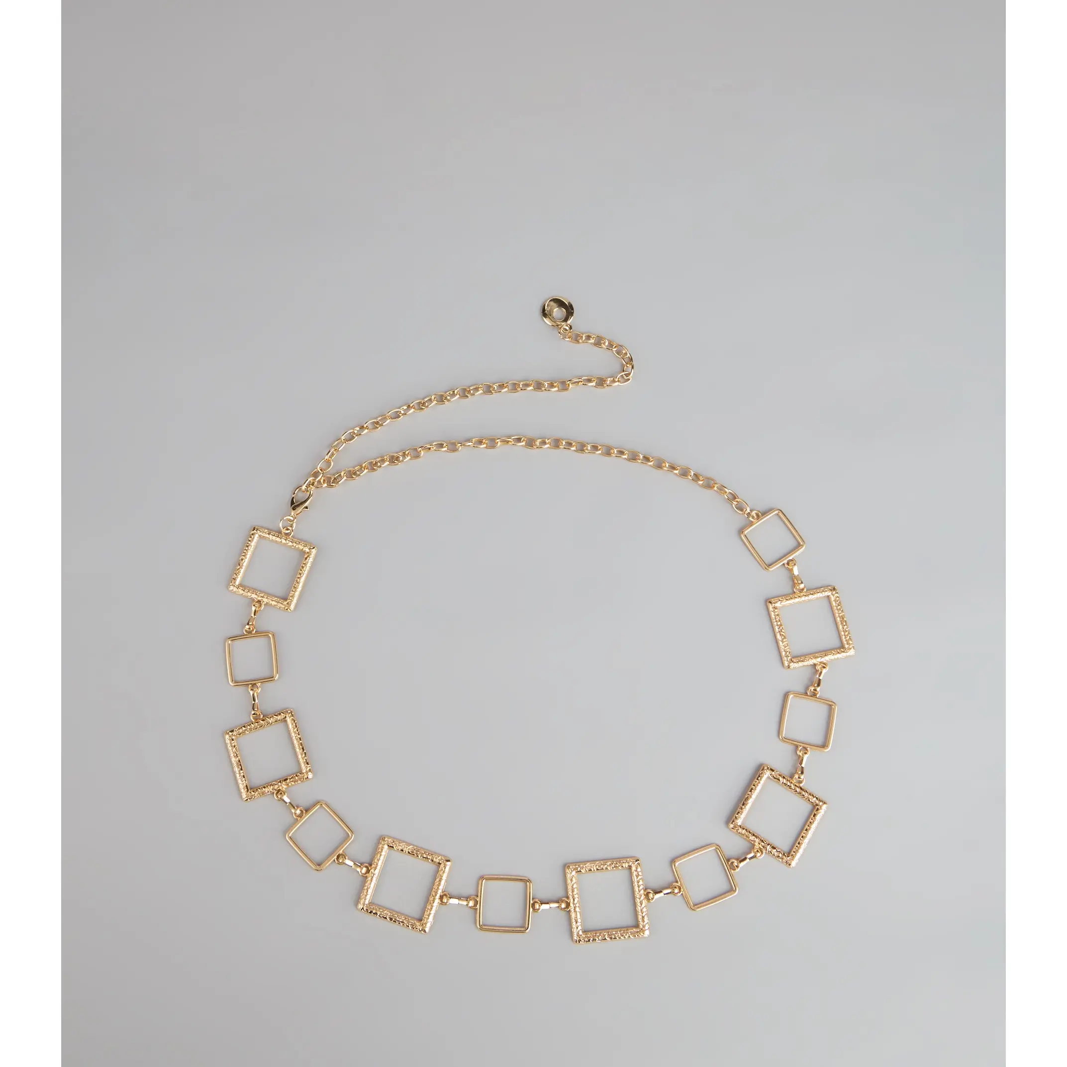 Link Up Square Chain Belt Link Up Square Chain Belt