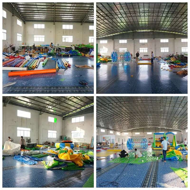 Summer Outdoor Durable Inflatable Floating Water Trampoline For Family