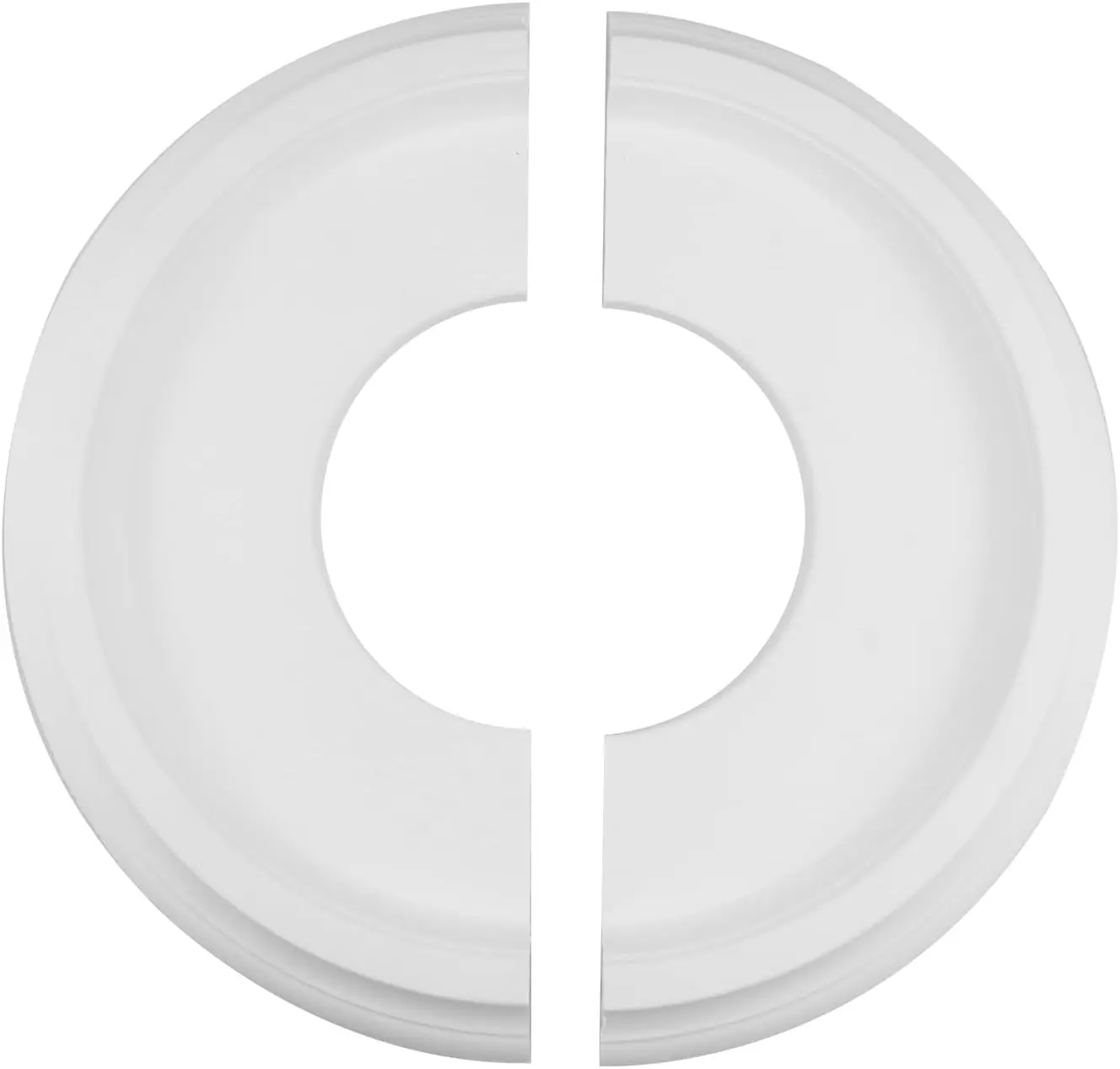 10-inch Ceiling Fan Medallions Split Ceiling Decoration Ceiling Ornament Ceiling Medallion Ceiling Emblem Ceiling Fan Lampshade for 4-inch Lighting Fixture and Ceiling Fan 1pcs