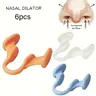 Natural Material Anti-Snoring Device Set with 6-Pack Backup Nasal Dilators & 6 Sleep Support Supplies for Easier Breathing, Enhanced Airflow & Nasal Relief