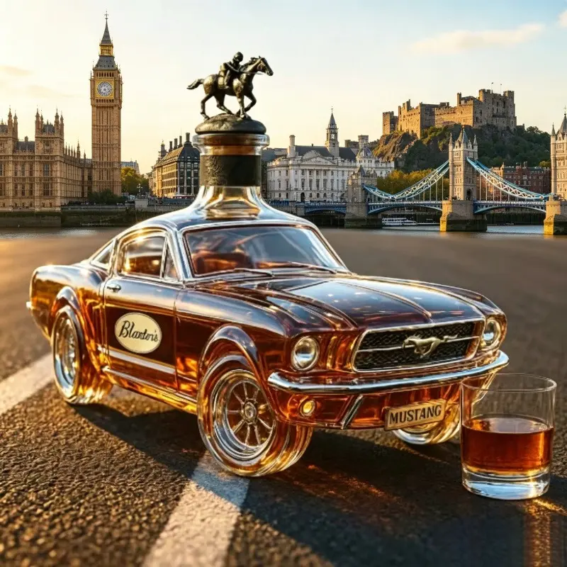 Whiskey Decanter Designed Like a Car - a DecorativePiece, Car-Shaped Whiskey Container, Perfect Gifts for Men, Dads, UniqueFather'S Day Present, Suitable for Husbands, Boyfriends,Anniversary,Glass