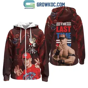 John Cena WWE Farewell Hoodie, The Last Time Is Now Wrestling Graphic Sweatshirt, Unisex Streetwear Pullover For Fans