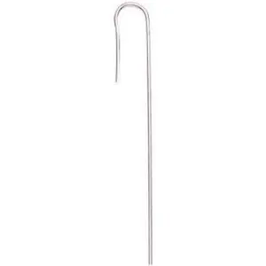 Raindrip 7372204 8 in. Wire Hook Stakes, Silver - Pack of 25