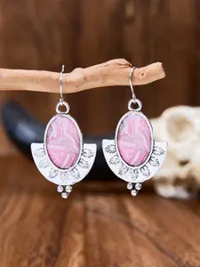 Vintage Western Boho Earrings, Geometric Zinc Alloy Sticker Ear Cuffs, Ethnic Style Pendant Jewelry, Perfect for Daily Wear & Gifts