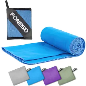 2 Pack/4 Pack Outdoor Sports Quick Drying Towel for Spring, Summer Ultra-fine Fiber Fitness Towel for Basketball Football Outdoor Camping Hiking Swimming Beach Tennis Pickleball, Sports Quick Drying Towel for Women & Men, Sports Accessories, Fallfreshness