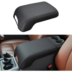 INTGET Center Console Cover for Ford F250 F350 F450 F550 2011 2012 2013 2014 2015 2016 Super Duty Accessories for F-250 F-350 F-450 F-550 Truck Car Interior Armrest Arm Rest Cushion Pad