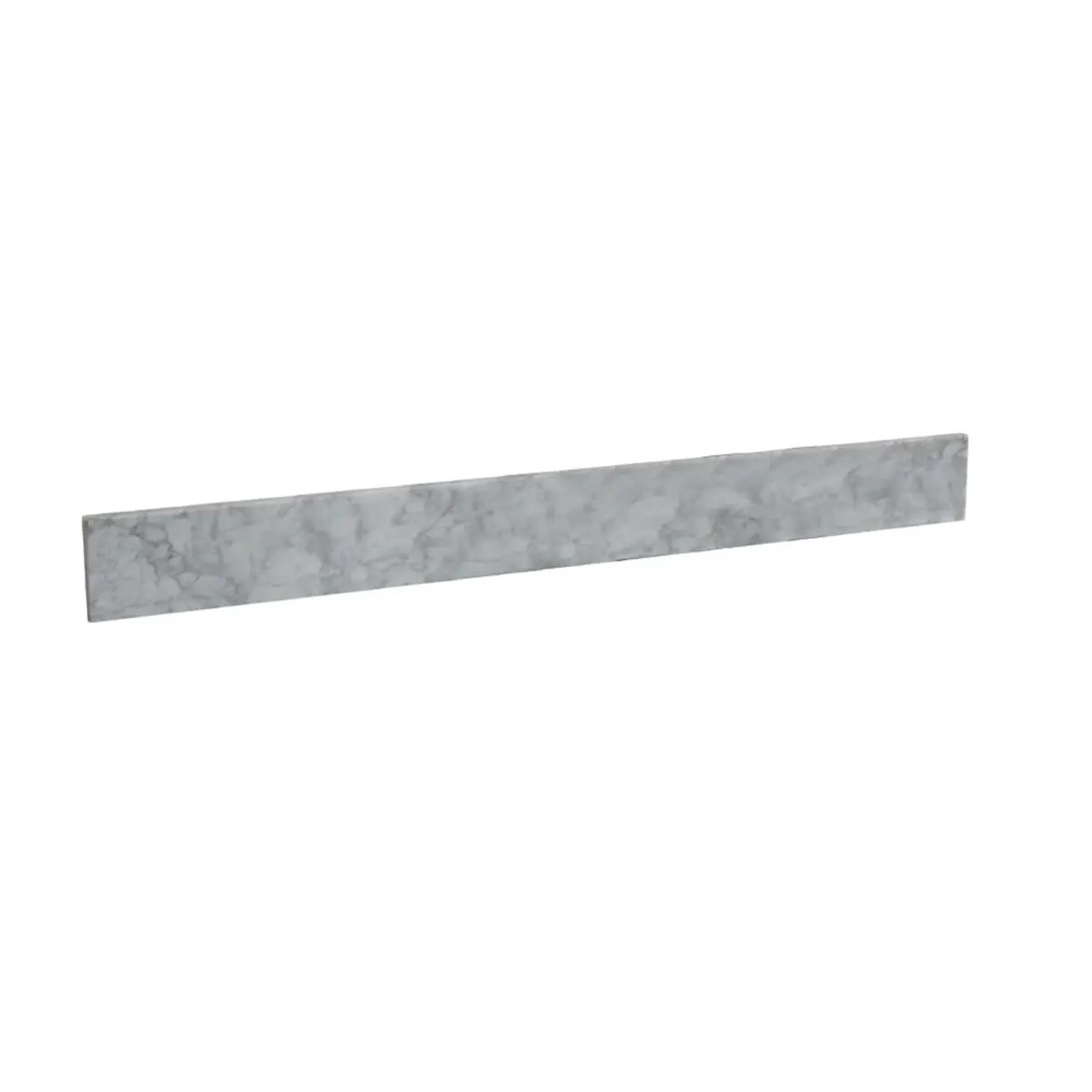 37 x 4 x 0.67 in Carrara Marble Backsplash, White, Elegant Look, High Variation in Tone, for Bathroom Home Improvement Building Supplies