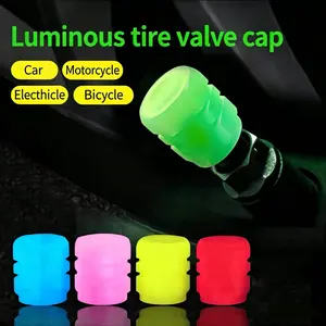Glowing valve cap for car tires; glowing valve cap for motorcycles; universal modification parts