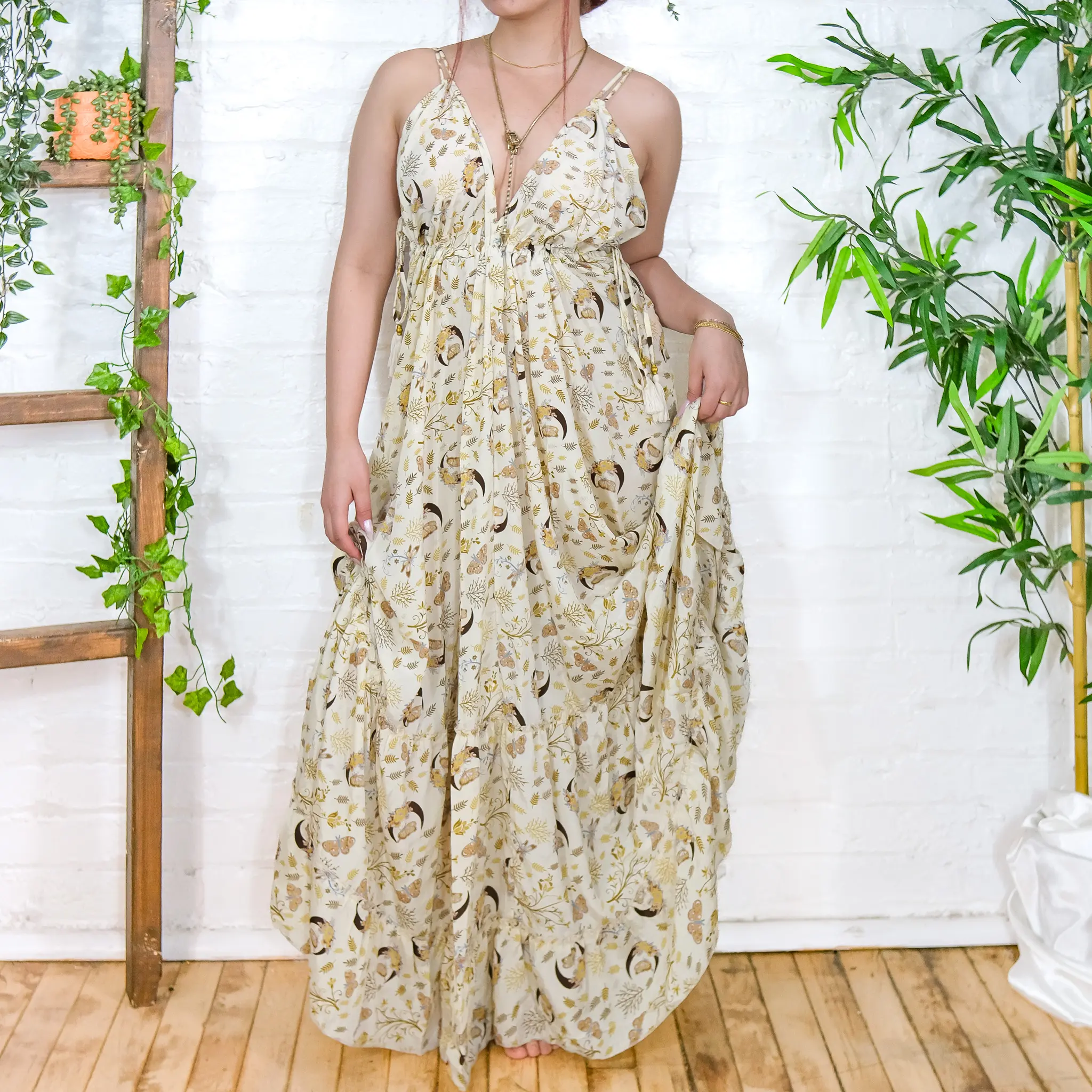 Long Backless Dress, Boho Summer Dress, Flowy Bohemian Maxi dress, Celestial Whimsical Sleeveless Dress, Festival Fashion, Open Back Dress - TikTok Shop Long Backless Dress, Boho Summer Dress, Flowy Bohemian Maxi dress, Celestial Whimsical Sleeveless Dress, Festival Fashion, Open Back Dress - TikTok Shop