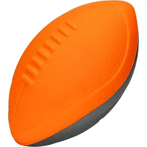NERF Turbo Jr.Kids Foam Football - Classic Foam Football for Kids - Indoor + Outdoor Soft Foam Ball - Kids Mini Soft Foam Ball - NERF Toy Football for Kids - Easy Throw + Catch Youth Football