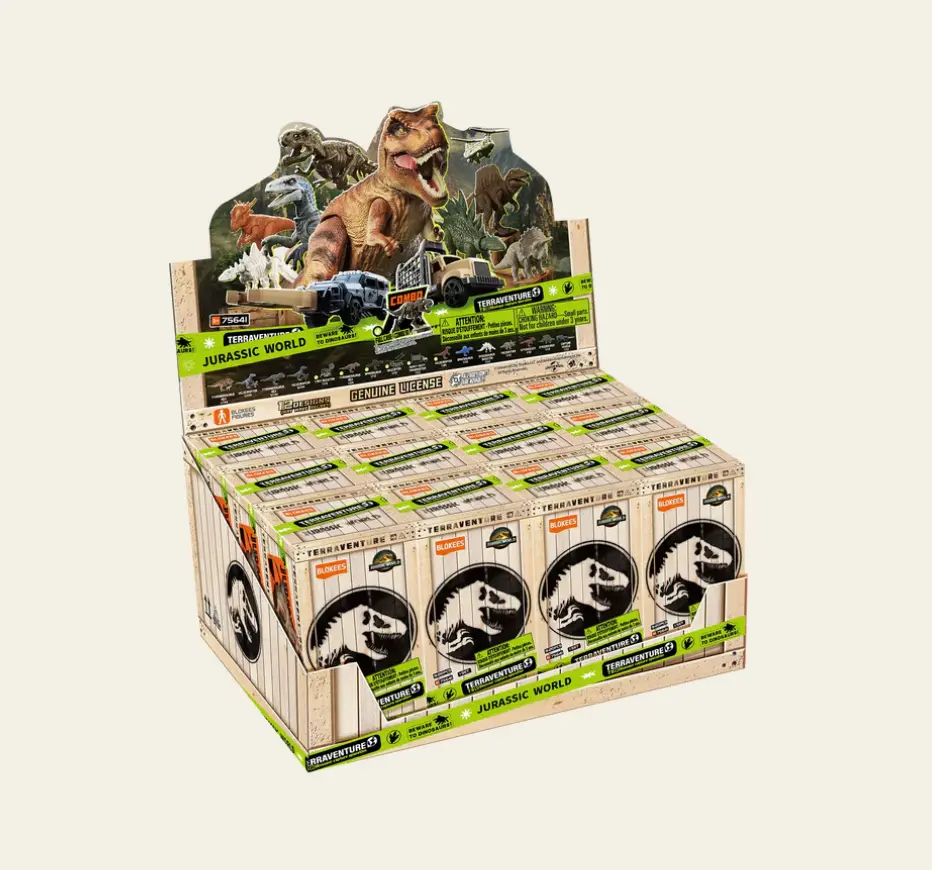 Blokees Jurassic officially authorized building set suitable for fans over 8 years old. Hidden version probability is 1/144