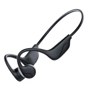 66 Pro TWS Bone Conduction Open-Ear Headphones, IPX5 Water-Resistant Sweat-Proof, Deep Bass Bluetooth Wireless Non-Insert Earbuds for Outdoor Sports