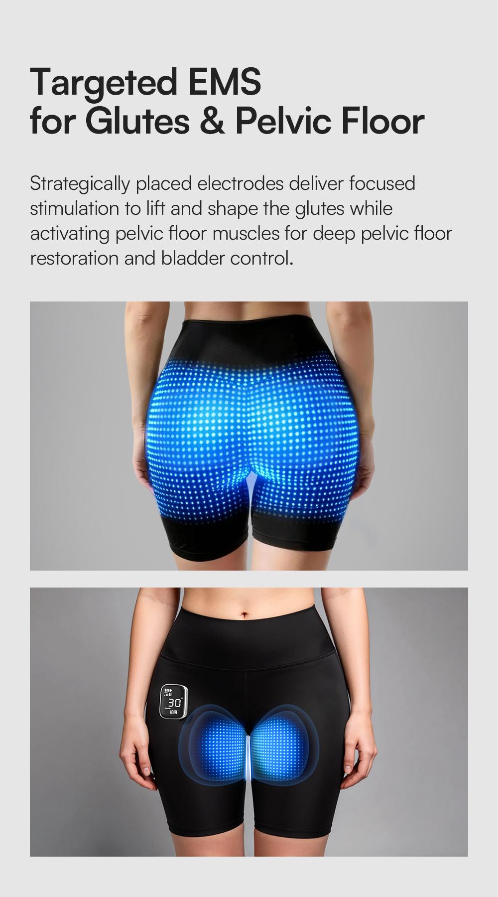 【LIVE EXCLUSIVE】INIA CURVIFY EMS Booty Lift & Sculpting Shorts: 4-Mode Microcurrent for Glute Sculpting & Pelvic Floor Support (Visible Results in 2-4 Wks)