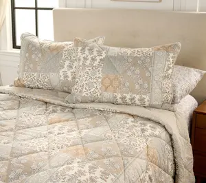 Home Reflections Patchwork Comforter & Sham Set- King