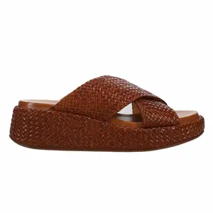 Seychelles Womens Key West Platform Casual Sandals Casual Mid Heel 2-3" - Brown