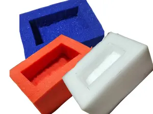 Boat Design Sapphire (Blue) Cherry (Red) Ivory (White) Sponge Custom Cut 6.5 inches Water Absorbent Made in The USA Sponges and Giggles Brand sponge  squeezing  therapy sink  therapy