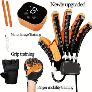 Upgraded Rehabilitation Training Gloves  Hemiplegia Spastic Finger Rehabilitation Robot Gloves Stroke/Brain, Finger Exerciser & Grip Trainer Healthcare Tool hand exerciser ideal gift upgraded rehabilitation robot glove finger exerciser arthritis