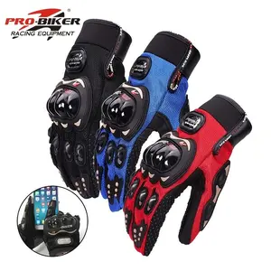 Touchscreen Motorcycle & Cycling Gloves — Breathable Unisex Riding Gloves for Motocross Road Bike Dirt Bike