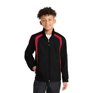 Custom Embroidery or DTF Print - Sport-Tek ®  Youth Colorblock Raglan Jacket. YST60