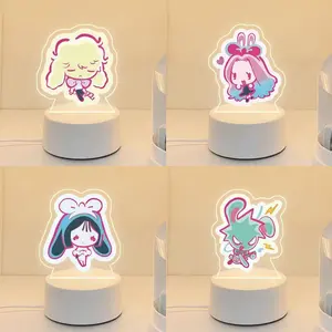 Alien Stage Till Ivan Mizi Sua Hyuna Luka Cartoon Cute Night Light Bedroom Desktop Ambient Lighting Decoration Monochrome Light