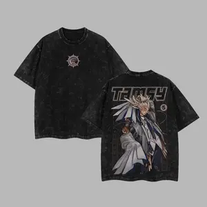 Gachiakuta Tamsy The Silent Killer Retro Unisex Acid Washed Hoodie T-Shirt, Gachiakuta Merch, Grunge Anime Washed Oversized Tee, Aesthetic Anime Streetwear Gift, Soft Cotton Streetwear Clothes, Unisex Manga Apparel, Gift for Anime Fans, Christmas Gift