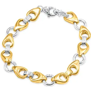 Men's Link 14k Gold (51gram) or Platinum (82gram) 11mm Bracelet 8.5"