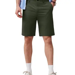 COOFANDY Men's Casual Shorts 9 Inch Flat Front Lightweight Summer Beach Vacation Shorts