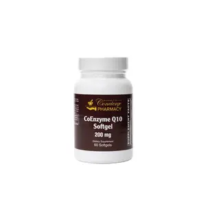 Beverly Hills Concierge Pharmacy CoEnzyme Q10 Softgel 200 mg - High-Potency Antioxidant for Heart Health & Energy Production - 60 Softgels