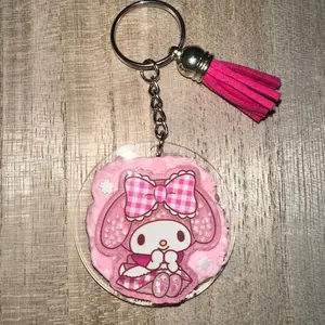 My melody acrylic keychain