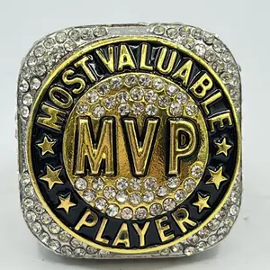 Champion ring MVP Most Valuable Player Trophy Ring Award Gift Prize mvp ring mvp trophy mvp medal size 9-13